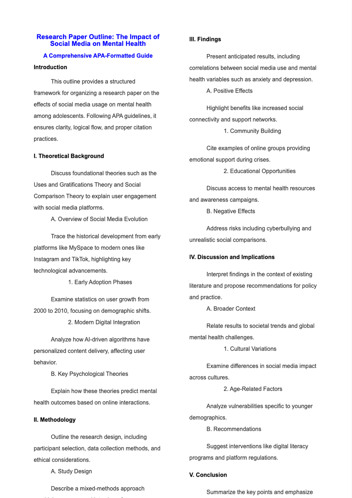 APA Outline Format Template Word with Step by Step Instructions and Website Screenshots_variant_3